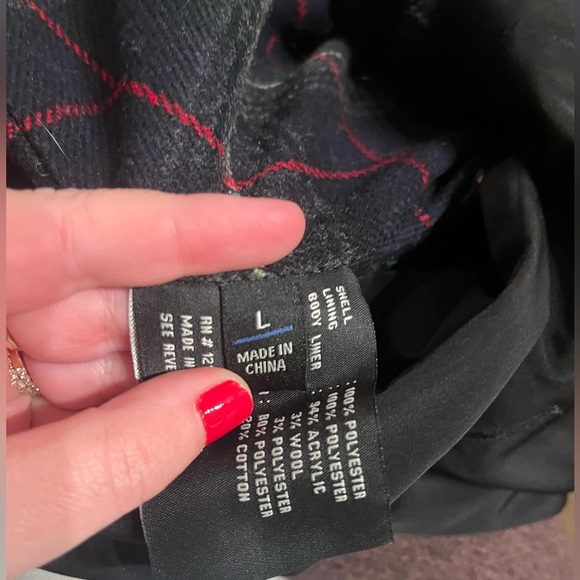 London fog black trench coat - Picture 10 of 12